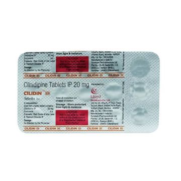 Cilidin 20 mg Tablet - Strip of 15