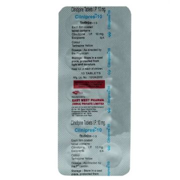 Cilnipres 10 mg Tablet - Strip of 10