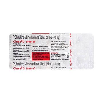Cinez D Tablet - Strip of 10