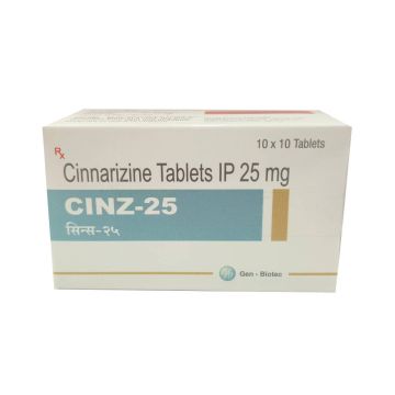Cinz 25 Tablet - Strip of 10