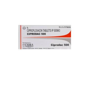 Ciprodac 500 Tablet - Strip of 10