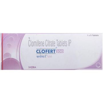 Clofert 100 mg Tablet – Strip of 5