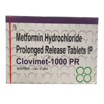 Clovimet 1000 PR Tablet - Strip of 10