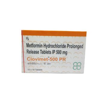 Clovimet 500 PR Tablet - Strip of 10