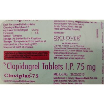 Cloviplat 75 Tablet - Strip of 10