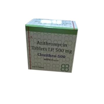 Clozithro 500 mg Tablet - Strip of 10