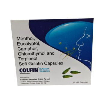 Colfin Inhalant Capsules - Strip of 10