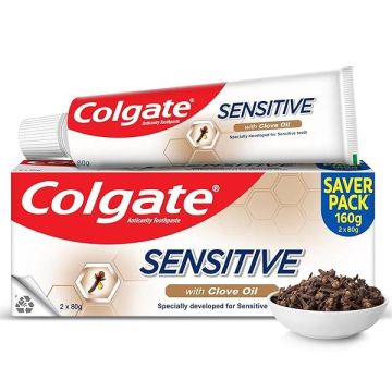  Colgate Sensitive Clove Everyday Protection Toothpaste (80 g x 2) - 160 g