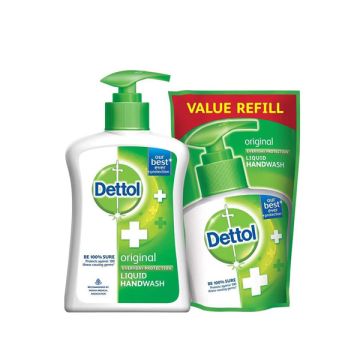 Dettol Liquid Hand Wash Pump (Combipack) - 200+175 ml