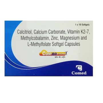 Com D3 Strong Capsule - Strip of 10