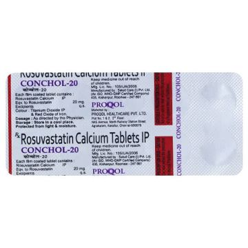 Conchol 20mg Tablet - Strip of 10