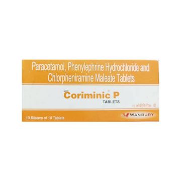Coriminic P Tablet - Strip of 10