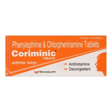 Coriminic Tablet - Strip of 10