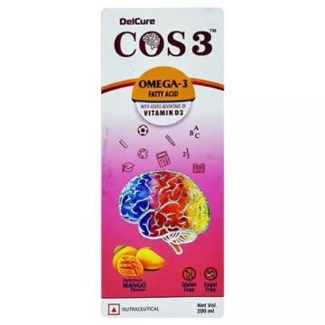 Cos 3 Sugar Free Mango Flavour Syrup - 200 ml