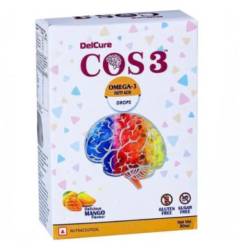 Cos 3 Sugar Free Mango Flavour Oral Drops - 30 ml