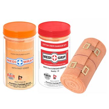 Medigrip Cotton Crepe Bandage (Pack of 1 Jar)