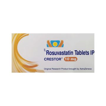 Crestor 10 mg Tablet - Strip of 15