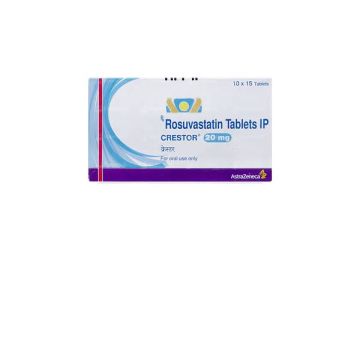 Crestor 20 mg Tablet - Strip of 15
