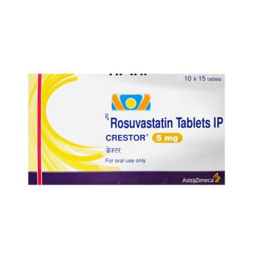 Crestor 5 mg Tablet - Strip of 15