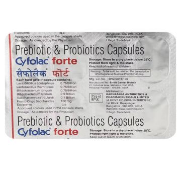Cyfolac Forte Capsules - Strip of 10