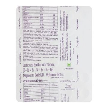 Cynocal 16 RF Tablet - Strip of 30