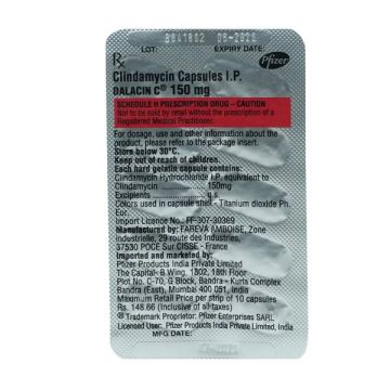 Dalacin C 150 Capsule - Strip of 10