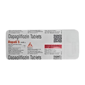 Dapag 5mg Tablet - Strip of 10
