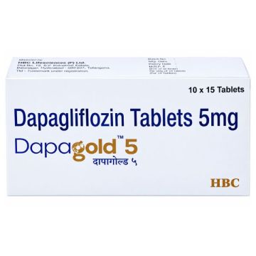 Dapagold 5 mg Tablet - Strip of 15
