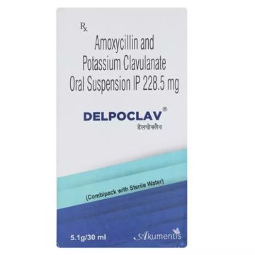 Delpoclav 228.5 mg Oral Suspension - 30 ml