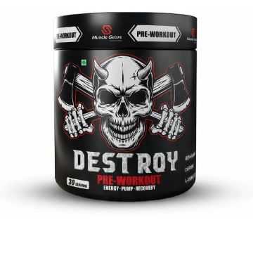 Muscle Gears Destroy Pre-Workout (Watermelon Punch) - 30 Serving