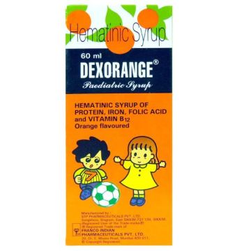 Dexorange Paediatric Orange Syrup - 60 ml