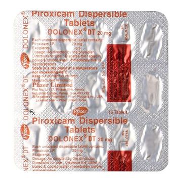 Dolonex DT 20 mg Tablet - Strip of 15