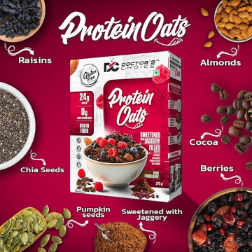 Doctor's Choice Protein  Oats (Dark Choco Berry) - 750g