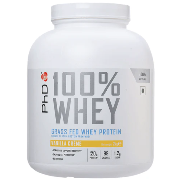 PhD 100% Whey Protein (Vanilla Creme) - 2kg