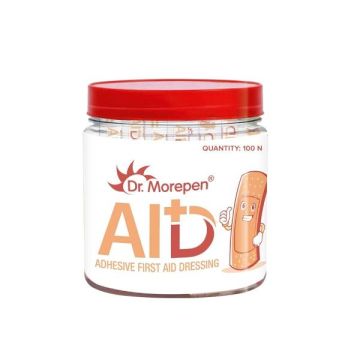 Dr. Morepen Aid Adhesive First Aid Dressing - Bottle Of 100