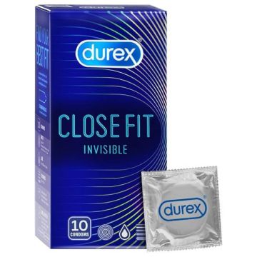 Durex Invisible Close Fit Condom - Pack of 10