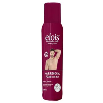 Elois Hair Removal Foam Spray for Men with Papaya Extract - 200 ml