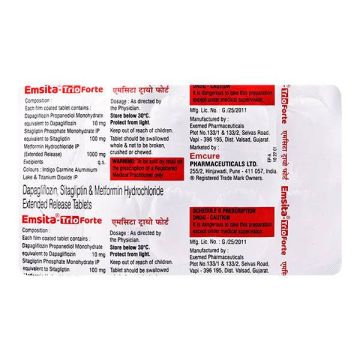 Emsita Trio Forte Tablet - Strip of 10