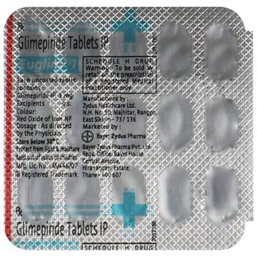 Euglim 1 mg Tablet - Strip of 15