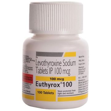 Euthyrox 100 Tablet - Bottle of 100