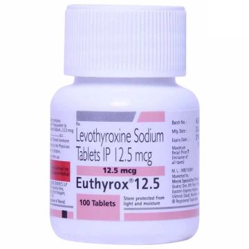 Euthyrox 12.5 Tablet - Bottle of 100