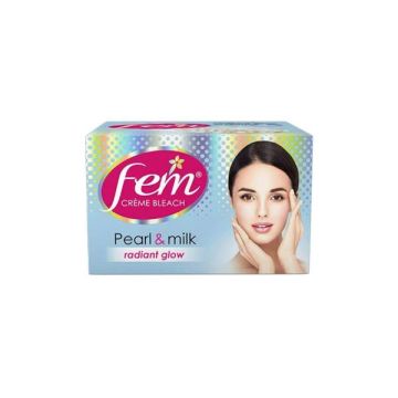 Fem Creme Bleach Pearl & Milk Radiant Glow - 8 g