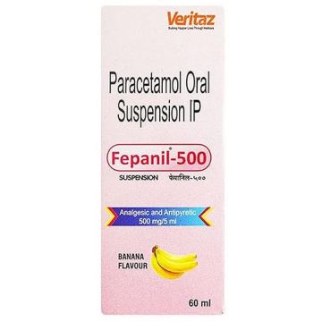 Fepanil 500 mg Suspension - 60 ml