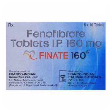 Finate 160 mg Tablet - Strip of 10
