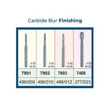 Mani Carbide Bur Finishing- 10's Pack
