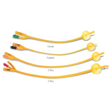 Ribbel 2-Way Latex Pediatric Foley Balloon Catheter Sterile (Box of 600)