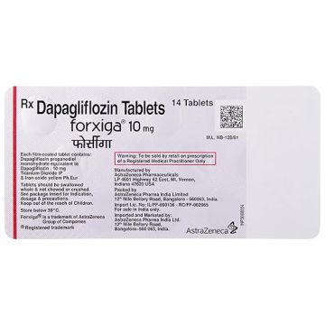 Forxiga 10 mg Tablet - Strip of 14