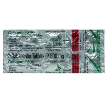 Gabawell 300 mg Tablet - Strip of 10