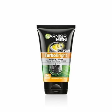 Garnier Men Turbo Bright Double Action Face Wash - 100 ml