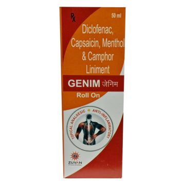 Genim Roll-On Liniment - 50 ml